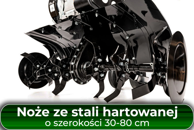 Noże ze stali hartowanej w glebogryzarce CEDRUS GL01