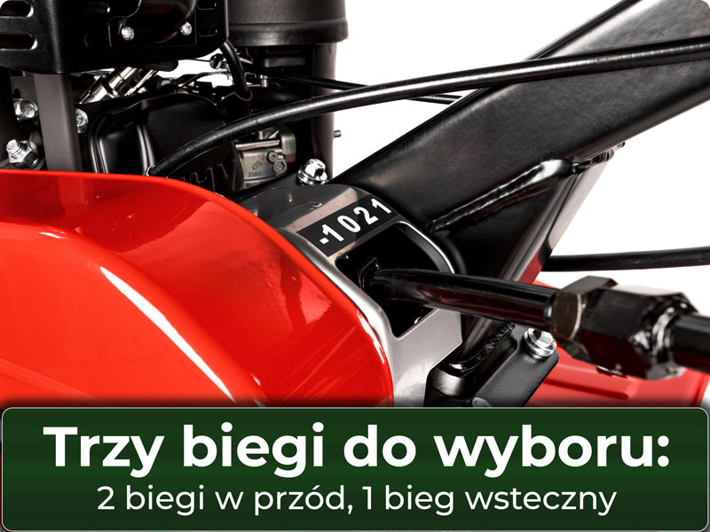 Zmiana biegów w glebogryzarce Cedrus GL900