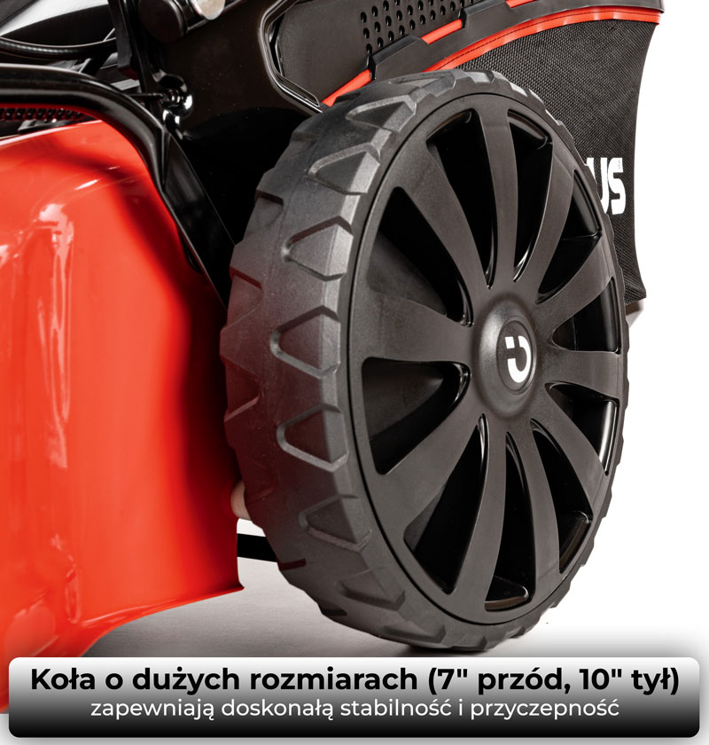 Koła w kosiarce Cedrus KS48