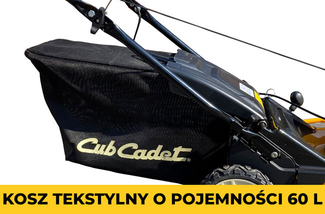 Kosz tekstylny w kosiarce Cub Cadet LM1 AR46