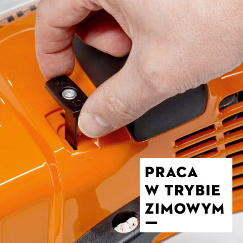 Tryb zimowy w kosie spalinowej STIHL FS 261