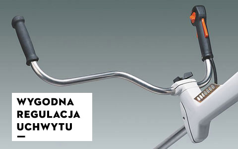 Regulacja uchwytu w kosie spalinowej STIHL FS 261