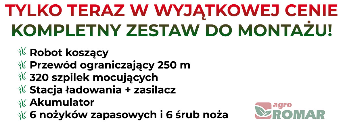 Zestaw do montażu robota Cedrus C-MOW-L20+