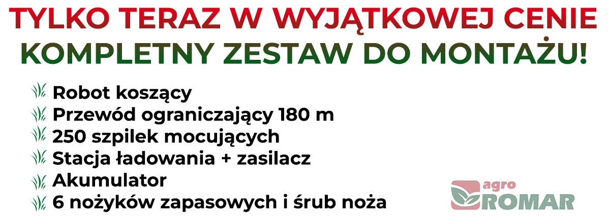 Zestaw do montażu robota Cedrus C-MOW-M10