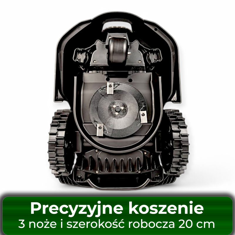 System tnący w robocie koszącym Cedrus C-MOW-M12+