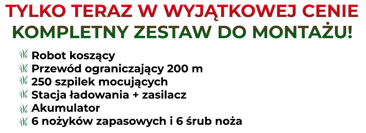 Zestaw do montażu robota Cedrus C-MOW-M12+