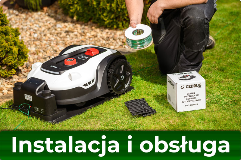 Instalacja i obsługa robota koszącego Cedrus C-MOW-S3 