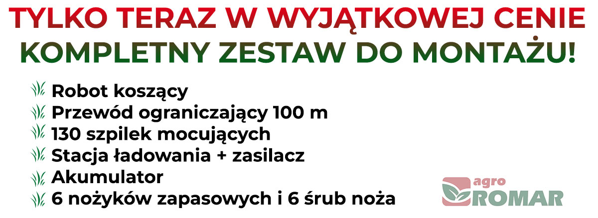 Zestaw do montażu robota Cedrus C-MOW-S3