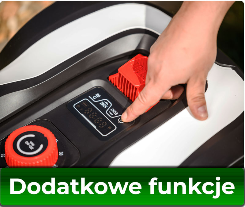 Cicha praca robota koszącego C-MOW-S3 