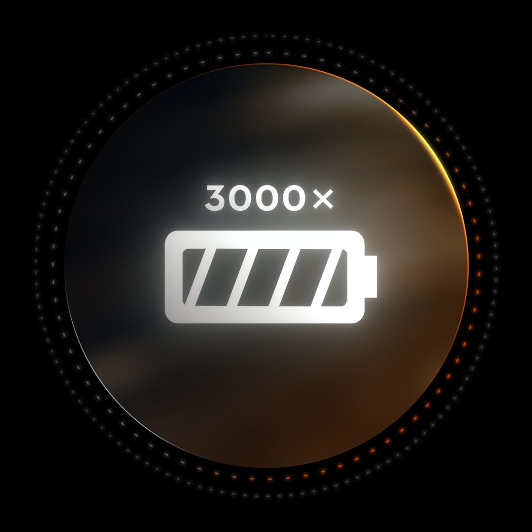 Do 3000 ładowań