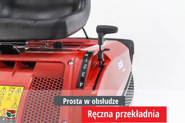 4 biegowa przekładnia ridera ogrodowego Solo R 7-63.8 A
