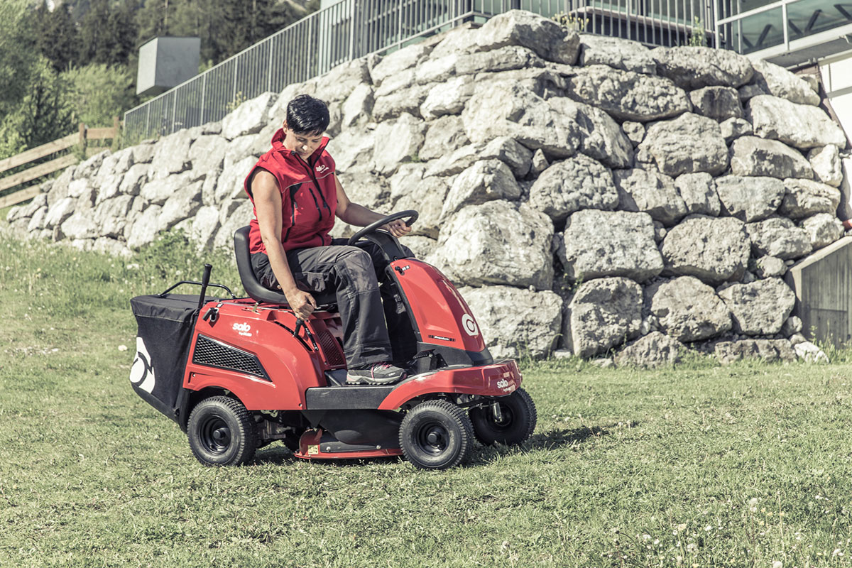 Praca riderem spalinowym Solo by AL-KO