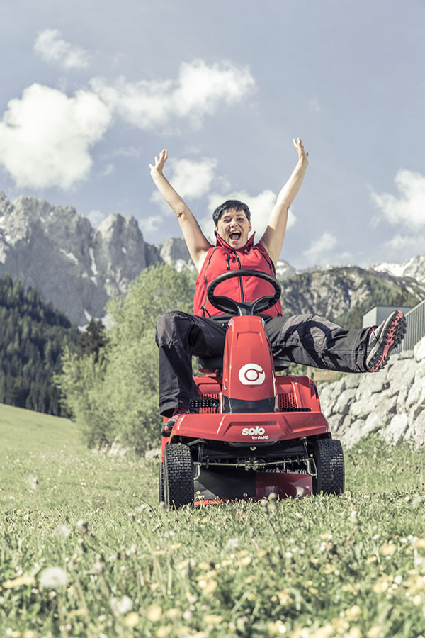 Praca riderem Solo by AL-KO R-7 