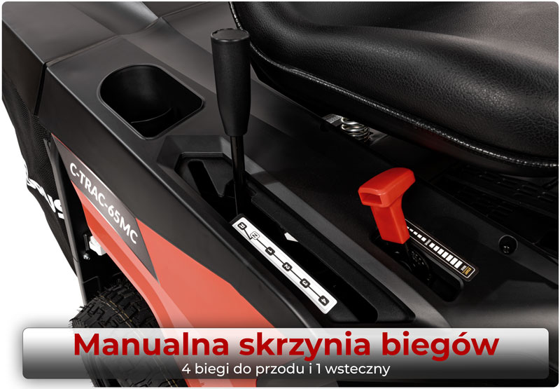 Manualna skrzynia biegów w traktorku Cedrus C-TRAC-65MC 