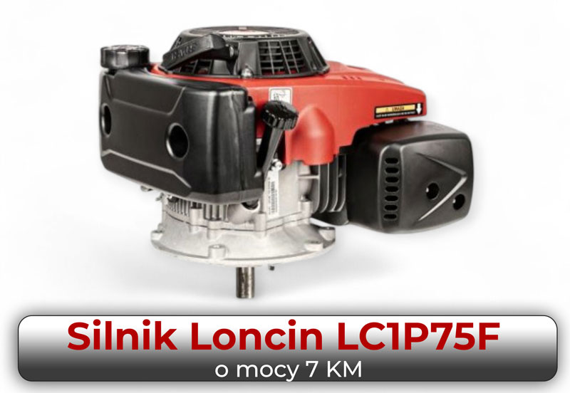 Silnik Loncin LC1P75F w riderze Cedrus C-TRAC-65MC