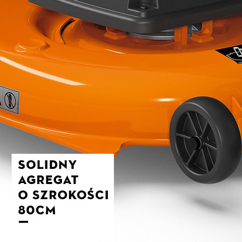 Agregat o szerokości 80 cm